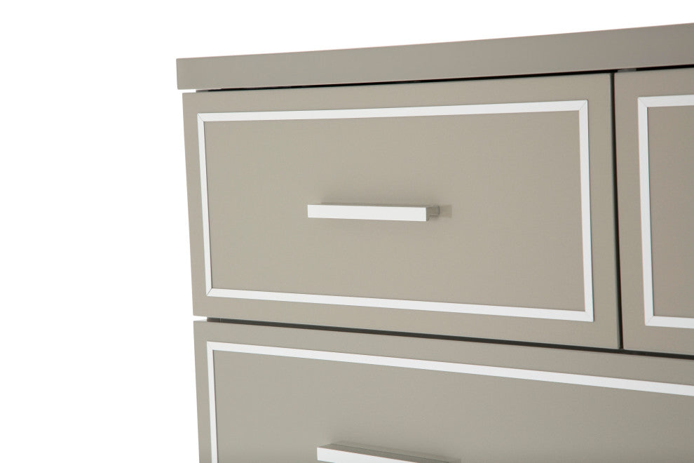Urban Place 7-Drawer Chest, Dove Gray