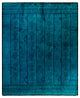 Fine Vibrance, One-of-a-Kind Hand-Knotted Area Rug Blue, 9' 2" x 11' 1"