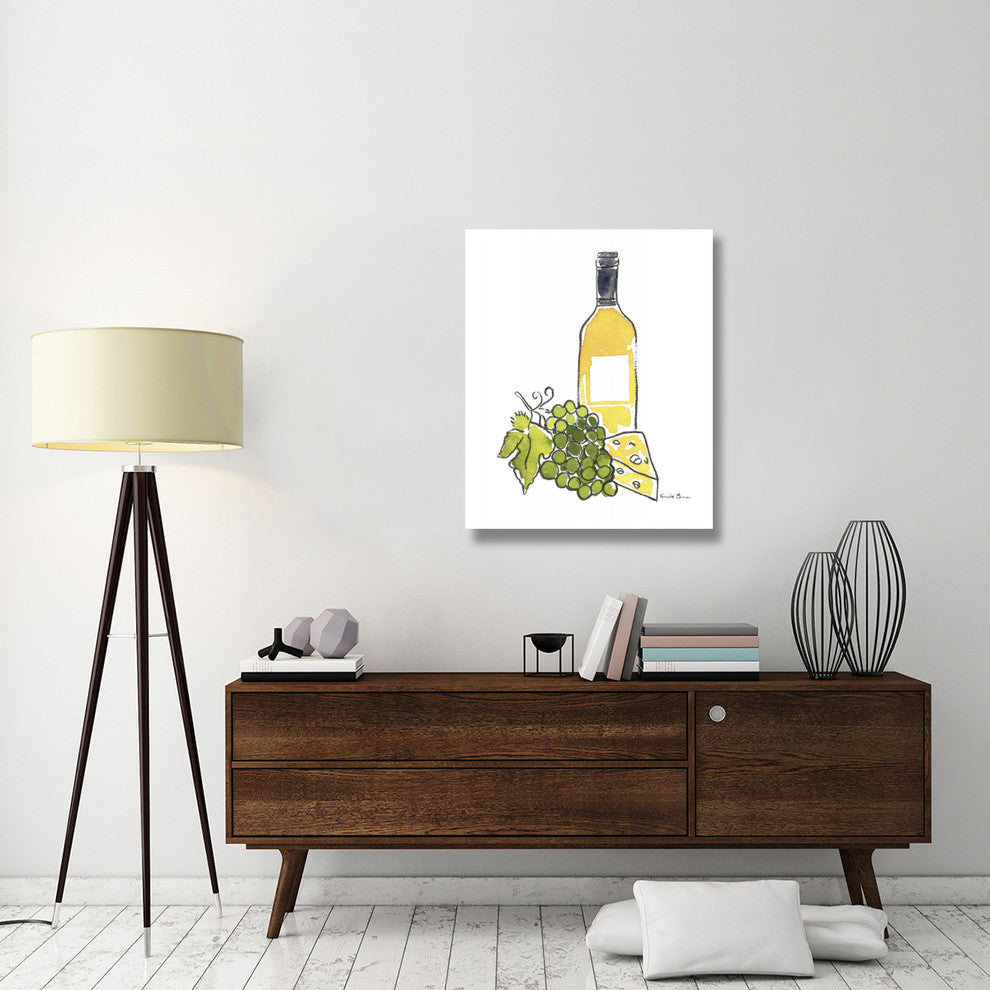 "Wine Time IV" Digital Paper Print by Farida Zaman, 30"x37"