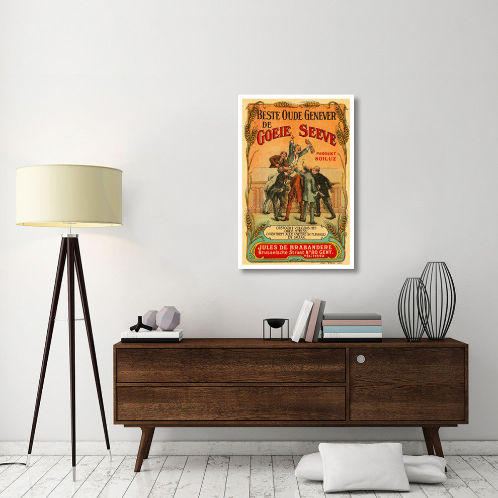 "Beste Oude Genever de Goeie Seeve" Digital Paper Print by Retrolabel, 28"x42"