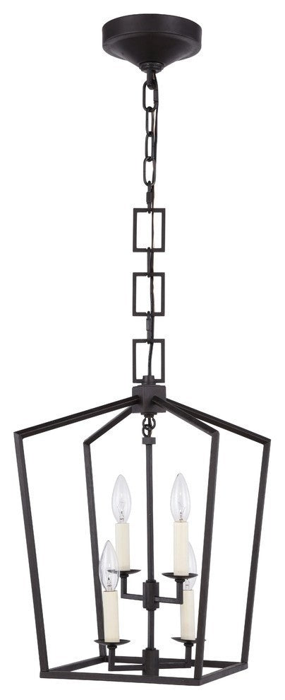 Elegant Lighting Denmark Collection Pendant, Vintage Bronze