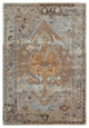 Raisa Handmade Medallion Gray/ Gold Area Rug 8'X10'