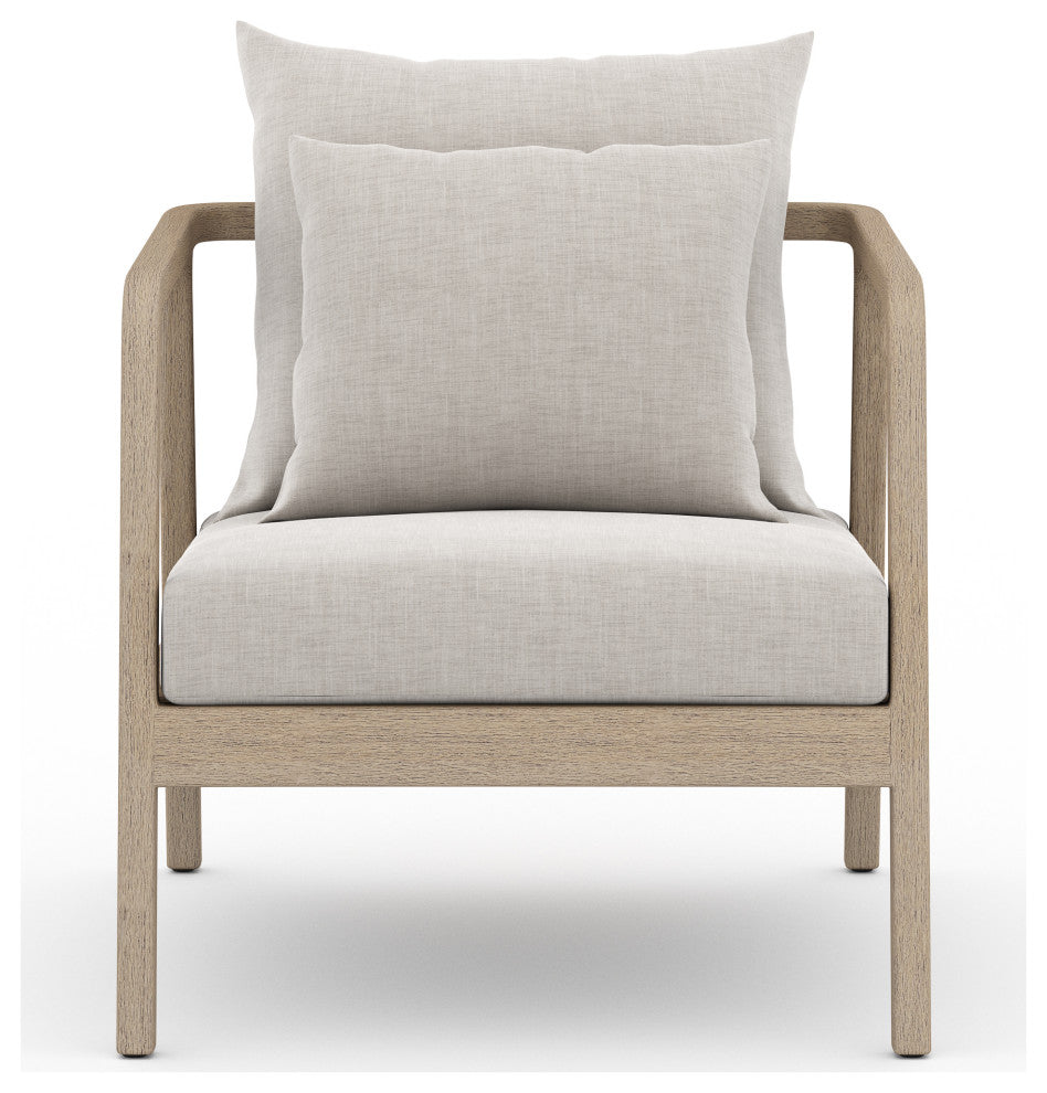 Numa Outdoor Chair-Brown/Stone Grey