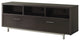 Cappuccino TV Console with 2 Drawers and Open Shelf