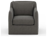 Dade Outdoor Swivel Chair-Charcoal