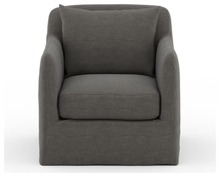 Dade Outdoor Swivel Chair-Charcoal