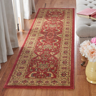 Safavieh Mahal MAH693Q Rug, Red/Beige, 2'2" X 8'