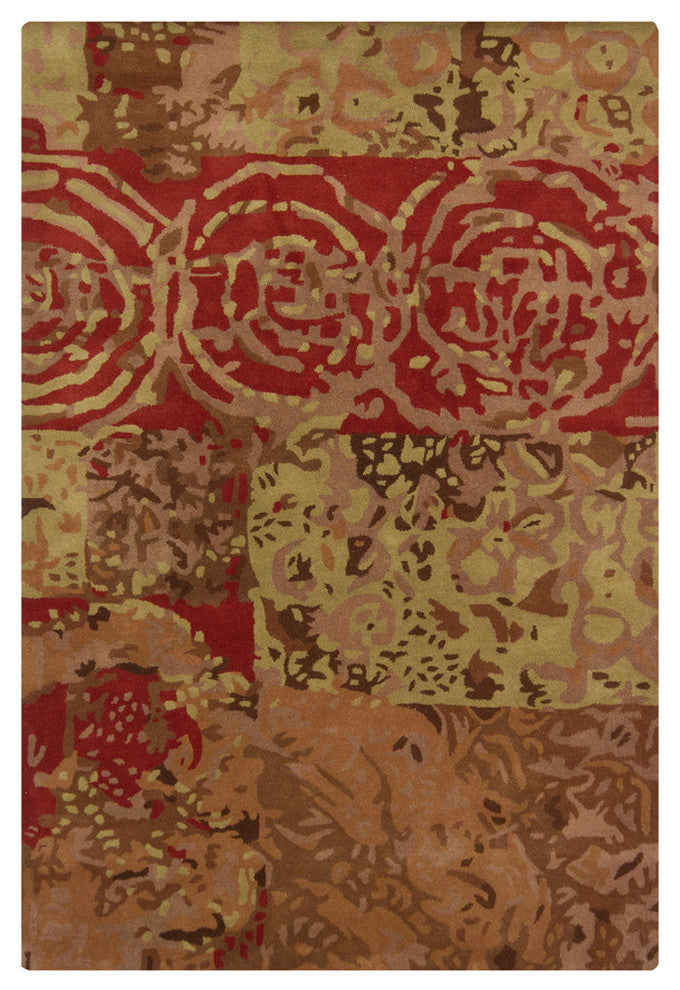Nirvana Contemporary Area Rug, 7'9"x10'6" Rectangle