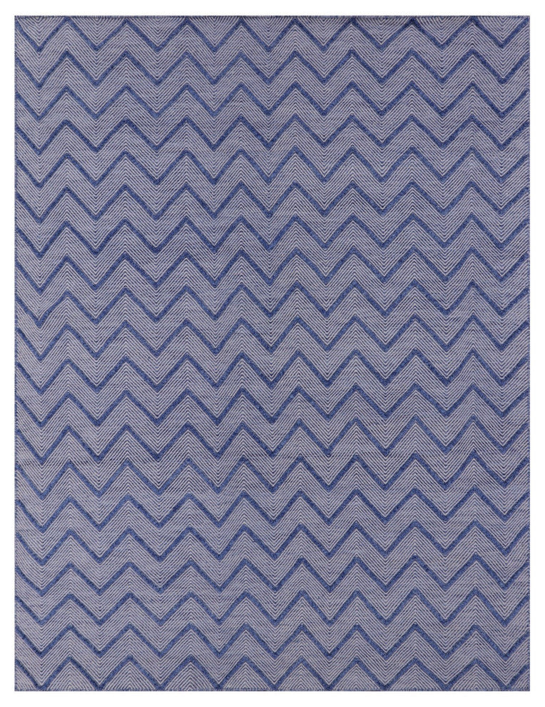9' 1" X 12' 1" Flat Weave Handmade Wool Rug Q4865