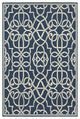 Oriental Weavers Meridian Navy/Ivory Geometric Indoor/Outdoor Rug 8'6"X13'