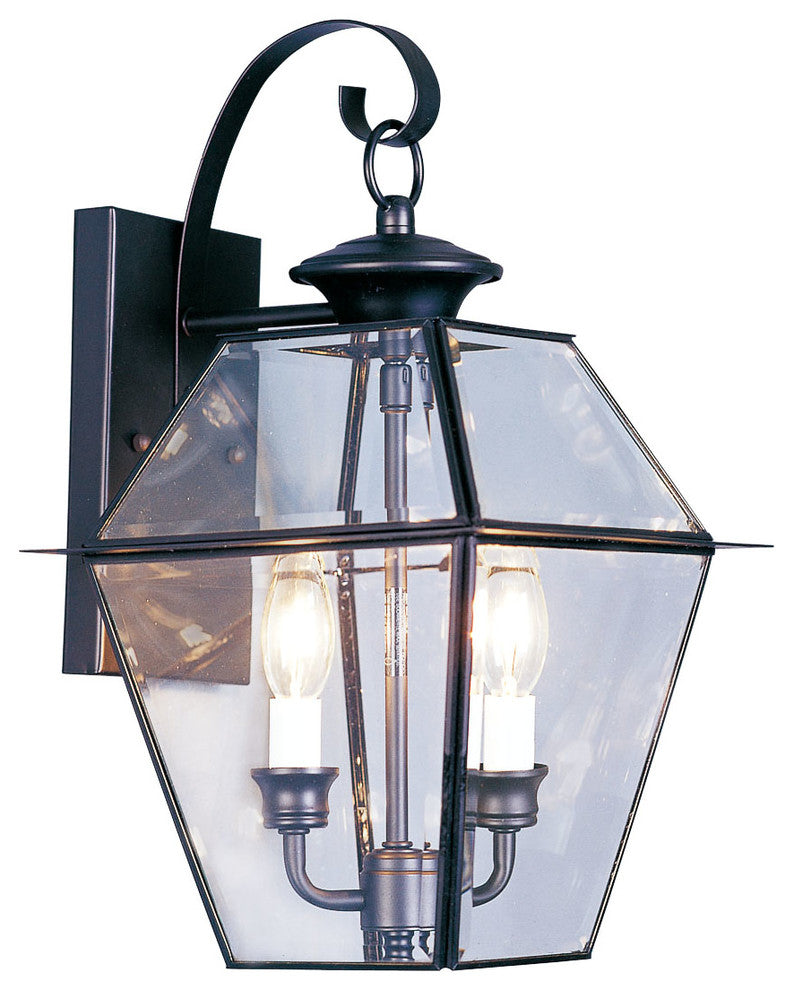 Westover Outdoor Wall Lantern, Black
