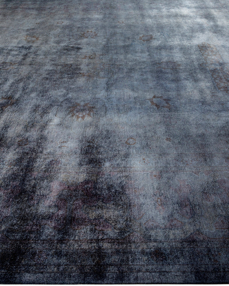 Fine Vibrance, One-of-a-Kind Handmade Area Rug Gray, 14'10"x9'4"