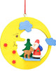 Christian Ulbricht Ornament- Santa With Deer In Moon