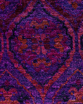 Overdyed, One-of-a-Kind Hand-Knotted Area Rug Purple, 3'10"x5'10"