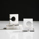 Uttermost Clarin White and Gray Bookends, Set of 2