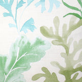 Sea Garden Green Throw Pillow, 12"x20"
