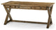Rustic Country Walnut Desk Light Driftwood finish