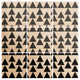 Deny Designs Holli Zollinger Triangles Black Wood Wall Mural, 3'x3'