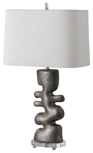 Uttermost Free Flowing Nickel Table Lamp