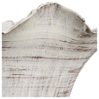 Uttermost 18174 Ruffled Petal 16" Tall Porcelain Vase - Set of 2 - Distressed