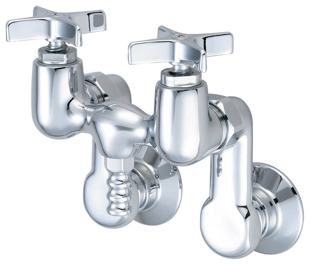 Central Brass Two Handle Leg Tub Faucet