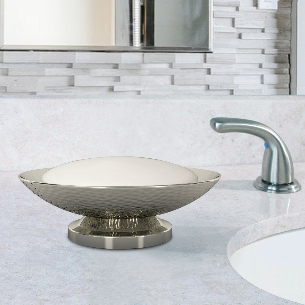 nu steel Hammered Soap Dish