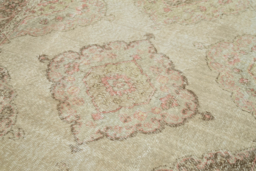 Rug N Carpet - Hand-knotted Turkish 4' 9" x 12' 0" Vintage Runner Rug