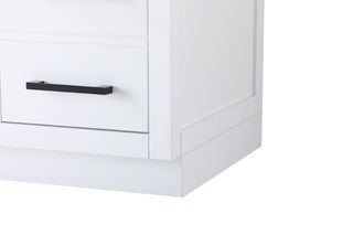 Home Living 54" Single Bathroom Vanity, White