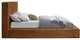 Dexter Upholstered Bed, Saddle, Queen, Corduroy Fabric