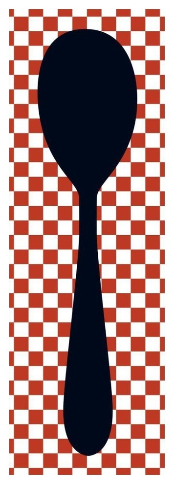 "Mealtime: Picnic - Spoon" Digital Paper Print by BG.Studio, 14"x38"