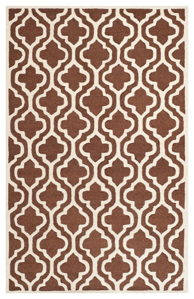 Safavieh Cambridge CAM132H 6' Square Brown Rug
