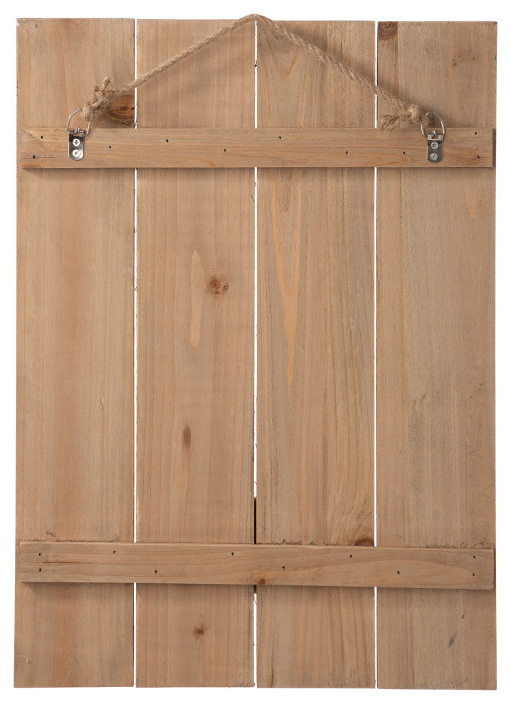 18"H Easter Wooden Bunny Wall Decor