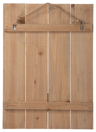18"H Easter Wooden Bunny Wall Decor