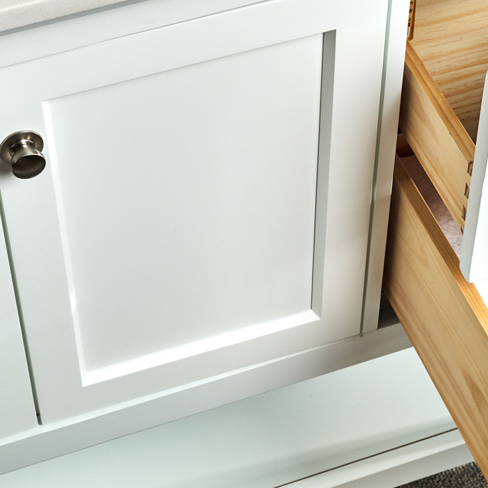 Fresca Manchester 40" White Cabinet With Top and Sink