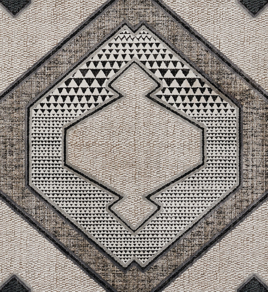 Momeni Noho Polyester Ivory Area Rug 5'3" X 7'6"