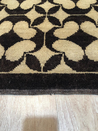 Black Transitional Geometric Ningxia Area Rug