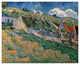 "Thatched Cottages" Digital Paper Print by Vincent Van Gogh, 24"x20"