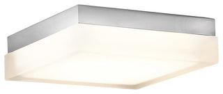 Matrix 9" LED Square Flush Mount 2700K, Titanium