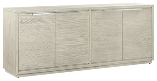 Abbey 4 Door Sideboard Buffet, Gray Oak Wood
