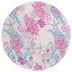 Indoor/Outdoor Seabreeze SZ1 Blush Machine Washable 8' x 8' Round Rug