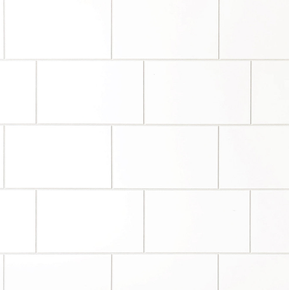 Miseno MSW786032 ReadySet 60" X 32" X 78" Five Panel Alcove - White Tile