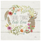 "Rustic Bloom III" Digital Paper Print by Janelle Penner, 32"x32"