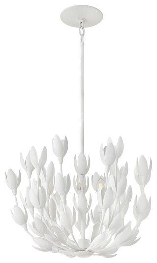 Hinkley 20" Flora Convertible Semi-Flush Ceiling Light, Textured Plaster