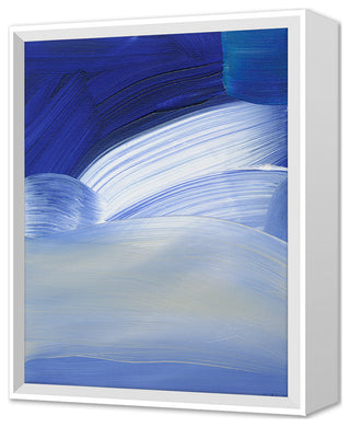 Blue Wave 2 Fine Art Print, White, 20"x16"