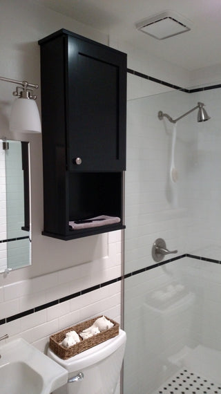 42" Orpheus  On the wall Cabinet with 12" open shelf 2.5" deep