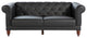 Muse Love Seat, Muse Gray Pu