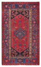 Pasargad Vintage Azerbaijan Hand-Knotted Wool Area Rug, 4'1"x 6'9"