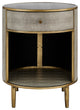 Loretta Faux Shagreen Side/ End Table
