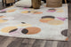Lush Distressed Boho Geometric Area Rug by Cosmoploitan, Goldhint, 5' x 7'