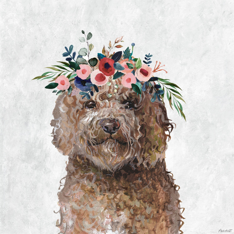 "Milo Meets World" Painting Print on Wrapped Canvas, 40x40